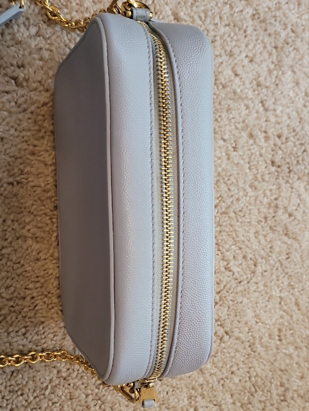 Furla Brava Mini Crossbody Bag In Bluish Purple EUC - Picture 11 of 15